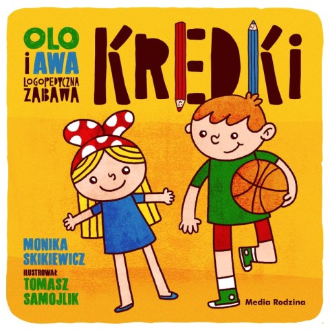 Kredki. Logopedyczna zabawa. Olo i Awa