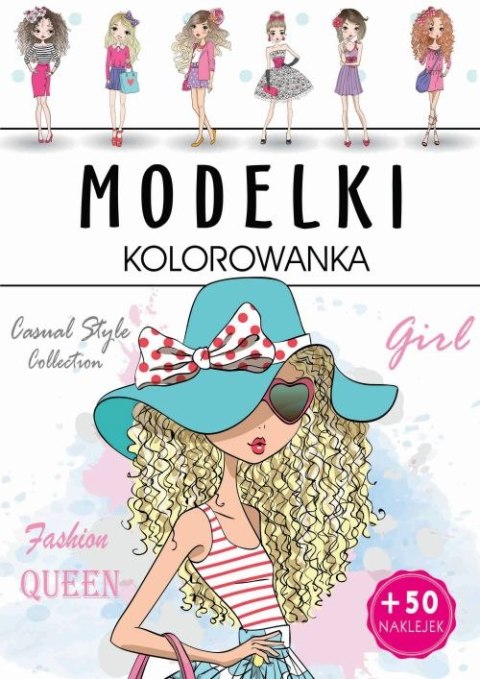 Modelki. Kolorowanka