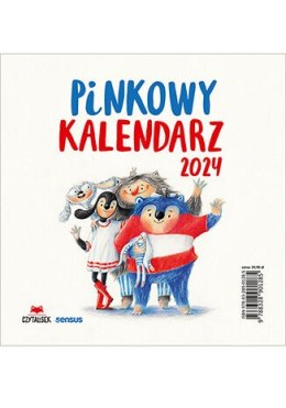 Pinkowy kalendarz 2024