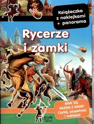 Rycerze i zamki panoramy z naklejkami