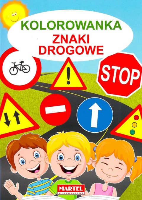 Znaki drogowe kolorowanka