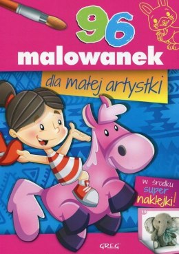 96 malowanek dla małej artystki