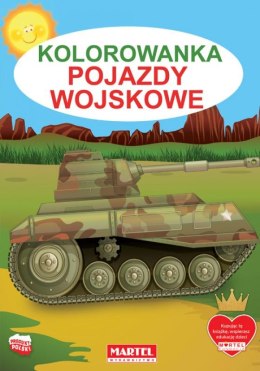 Pojazdy wojskowe kolorowanka