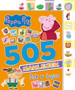 Jak w bajce. Świnka Peppa. 505 naklejek