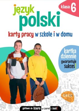 Język polski. Karty pracy w szkole i w domu. Klasa 6