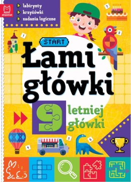 Łamigłówki 9-letniej główki. Labirynty, krzyżówki, zadania logiczne