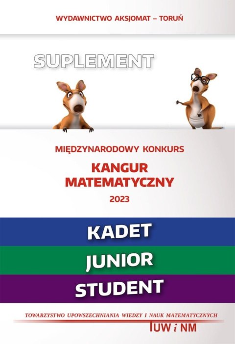 Matematyka z wesołym kangurem 2023 Kangur7