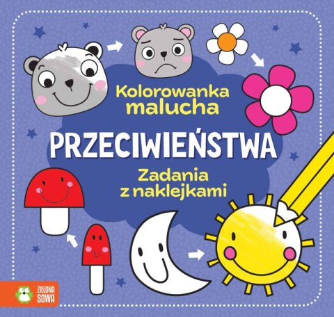 Przeciwieństwa. Kolorowanka malucha