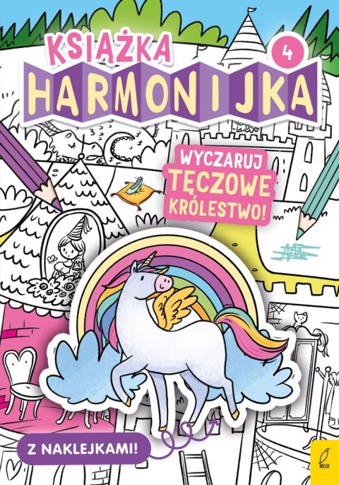 Wyczaruj tęczowe królestwo 4. Książka harmonijka