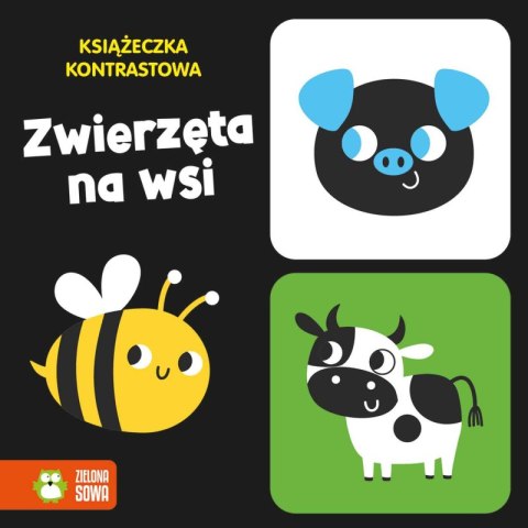 Zwierzęta na wsi. Książeczka kontrastowa