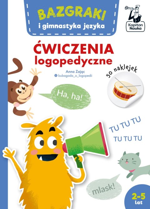 Bazgraki i gimnastyka języka. Ćwiczenia logopedyczne. Bazgraki