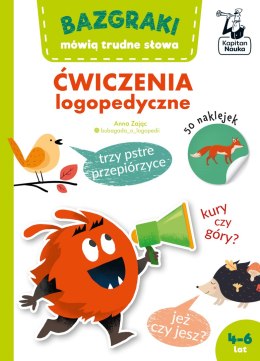 Bazgraki mówią trudne słowa. Ćwiczenia logopedyczne. Bazgraki