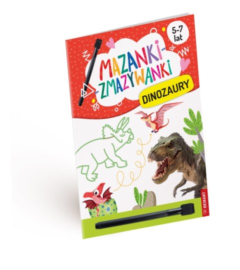 Dinozaury. Mazanki-zmazywanki