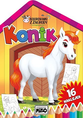 Konik. Kolorowanki z zagrody