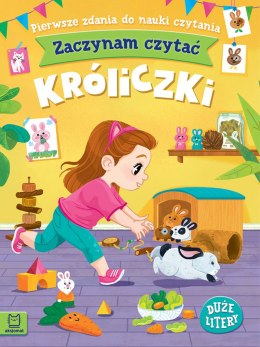 Króliczki. Zaczynam czytać. Duże litery