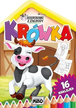 Krówka. Kolorowanki z zagrody