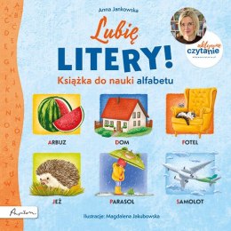 Aktywne Czytanie. Lubię litery! Książka do nauki alfabetu