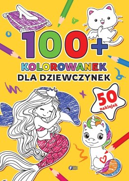 Dla dziewczynek. 100+ kolorowanek