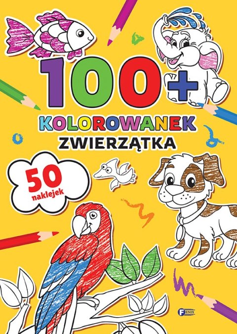 Zwierzątka. 100+ kolorowanek