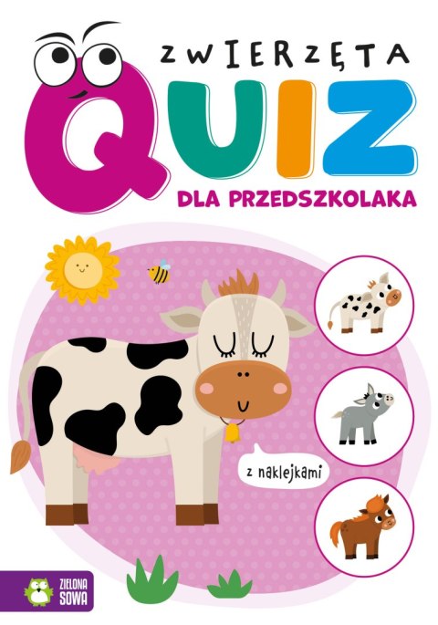 Zwierzęta. Quiz dla przedszkolaka