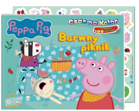 Barwny piknik. Świnka Peppa. Czas na kolor