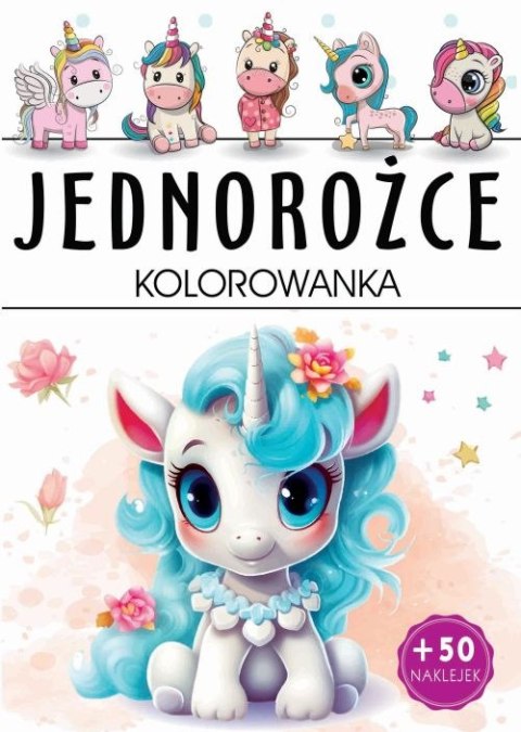 Jednorożce. Kolorowanka