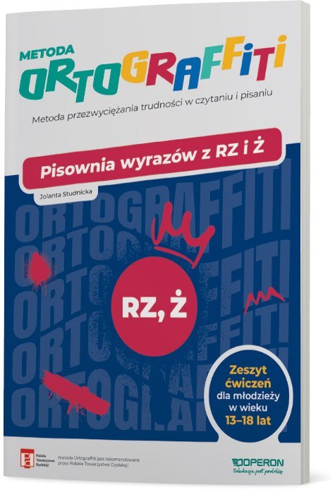 Ortograffiti Pisownia wyrazów z rz i ż dla młodzieży w wieku 13-18 lat