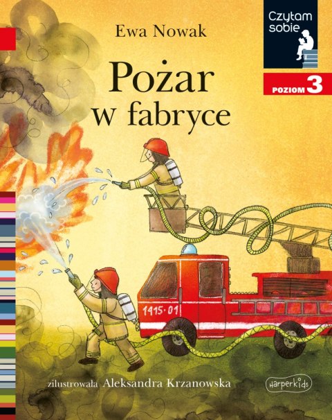 Pożar w fabryce. Czytam sobie. Poziom 3