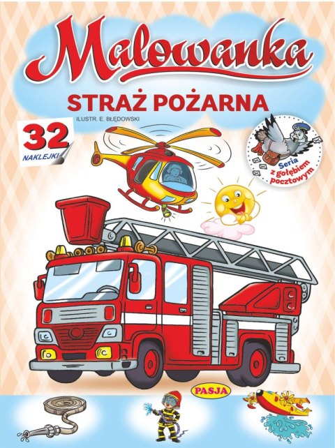 Straż pożarna. Malowanka