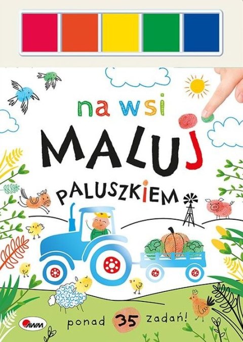 Na wsi. Maluj paluszkiem