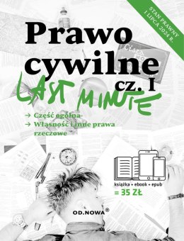 Prawo cywilne 2024 część 1. Last Minute