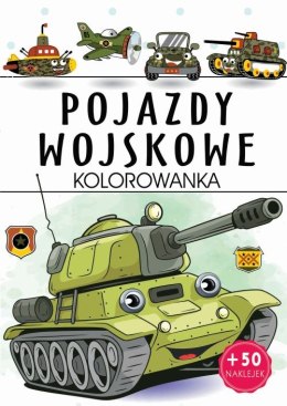 Pojazdy wojskowe. Kolorowanka