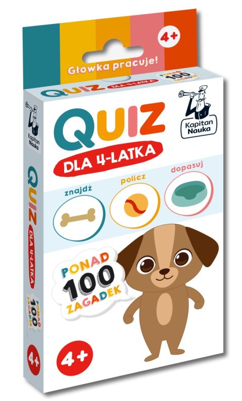 Quiz dla 4-latka. Kapitan Nauka. Quiz