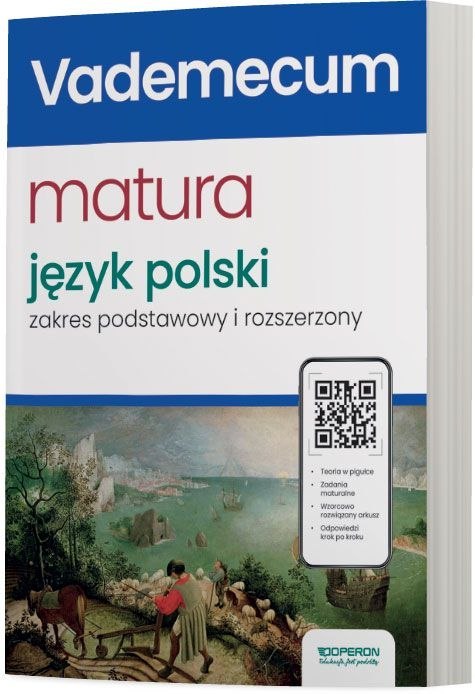 Matura 2025 Język polski vademecum zakres podstawowy i rozszerzony