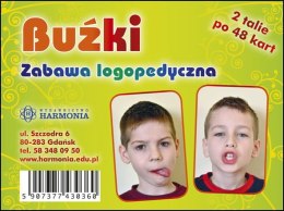 Buźki zabawa logopedyczna