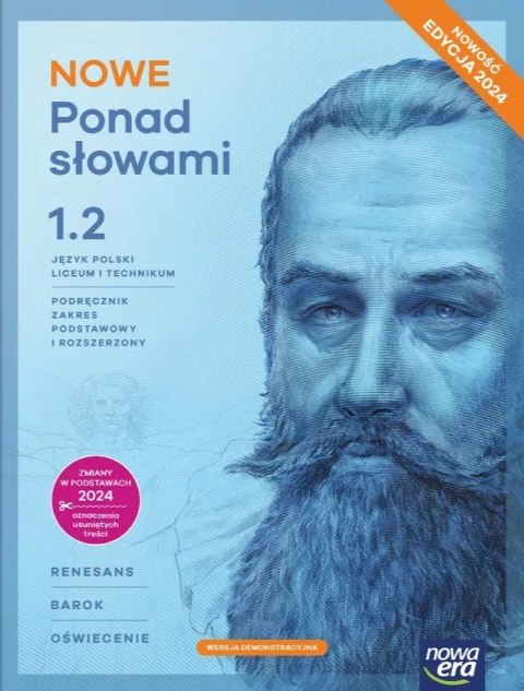 Nowa język polski ponad słowami podręcznik klasa 1 część 2 liceum i technikum zakres podstawowy i rozszerzony EDYCJA 2024