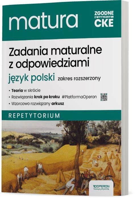 Matura 2025 Język polski repetytorium zakres rozszerzony