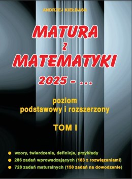 Matura z matematyki 2025 poziom podstawowy i rozszerzony Tom I