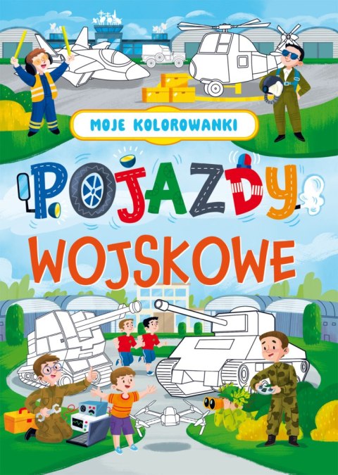 Pojazdy wojskowe. Moje kolorowanki