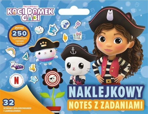 Koci Domek Gabi. Naklejkowy notes z zadaniami