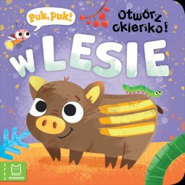 W lesie. Puk, puk! Otwórz okienko!