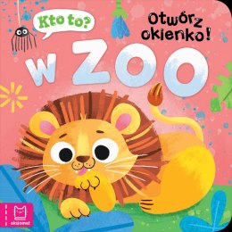 W zoo. Kto to? Puk, puk! Otwórz okienko!