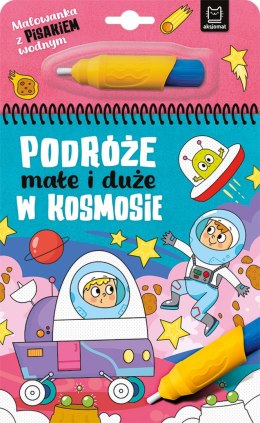 W kosmosie. Malowanka z pisakiem wodnym