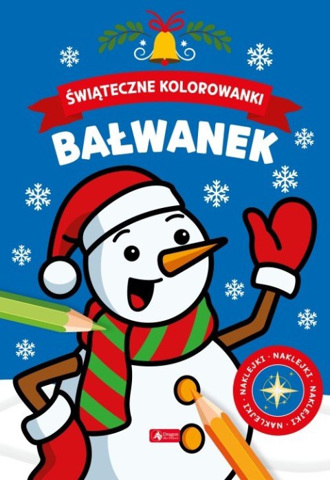 Bałwanek. Świąteczne kolorowanki