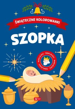 Szopka. Świąteczne kolorowanki