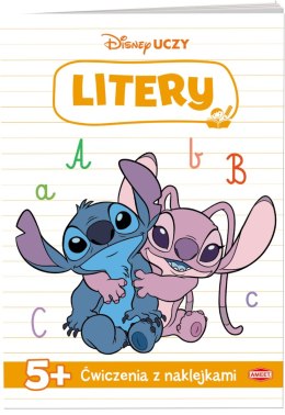 Disney uczy Stich Litery ćwiczenia z naklejkami UDN-9309