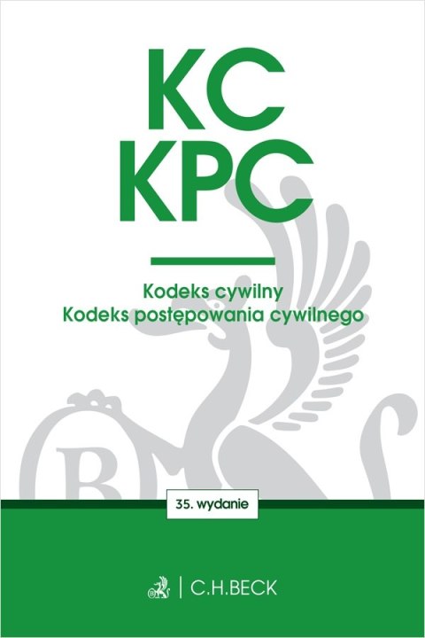 KC. KPC. Kodeks cywilny. Kodeks postępowania cywilnego. Edycja Sędziowska wyd. 35