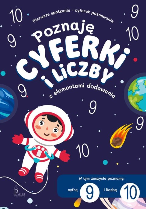 Poznaję cyferki i liczby. 9,10 z elementami dodawania