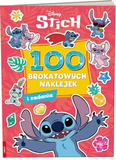 Stich 100 brokatowych naklejek NB-9107