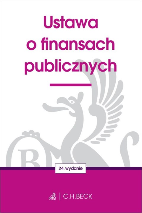 Ustawa o finansach publicznych wyd. 24